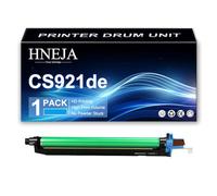 Unité Tambour CS921de, Unité Imagerie Compatible 76C0PK0 76C0PV0 pour Lexmark CS921de CS923de CX920de CX921de CX922de CX923dte CX923dxe CX924dte CX924dxe Imprimante,Cyan-1 Pack
