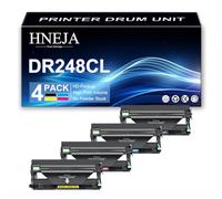 Unité Tambour DR248CL pour Brother DCP-L3520CDW DCP-L3560CDW MFC-L8340CDW MFC-L8390CDW HL-L3220CW HL-L3240CDW HL-L8240CDW DCP-L3515CDW Imprimantes | Haut Rendement | 12000 Pages,4 Colors-1 Pack