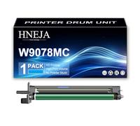 Unité Tambour W9077MC, Unité Imagerie Compatible W9077MC W9078MC pour HP E87750dn E87740dn E87760dn E87770dn E87740Z E87750Z E87760Z E87760Z Imprimante,Cyan-1 Pack