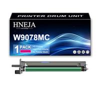 Unité Tambour W9077MC, Unité Imagerie Compatible W9077MC W9078MC pour HP E87750dn E87740dn E87760dn E87770dn E87740Z E87750Z E87760Z E87760Z Imprimante,Magenta-1 Pack