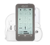 Unité TENS et stimulateur musculaire EMS pour la thérapie de soulagement de la douleur, sciatique, douleurs au cou et au dos, machine de stimulation portable | 12 modes et 20 niveaux d'intensité