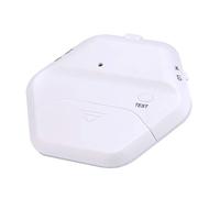 UNITEC 1 capteur de bris de verre, fixation facile aux portes et fenêtres, 95 dB, protection anti-effraction, alarme anti-bris de verre, système d'alarme, blanc