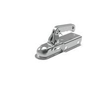Unitec Tête d'attelage de remorque 10335 carrée argenté 60 mm