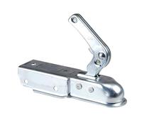 Unitec 10335 Tête d'attelage de remorque carrée argenté 60 mm