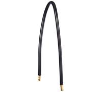 Unitec 40191 Lot de 3 passerelles de câbles avec Manchon d'extrémité de Fil 350 mm 10 mm² Noir