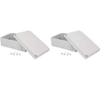 Unitec 40207L Boîte de dérivation pour installation en saillie Protection IP65 241 x 180 x 95 mm (Lot de 2)