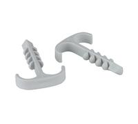 Unitec 40438 Lot de 20 Attache-câbles Doubles 4-12 mm