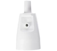 UNITEC 40530L Raccord Schuko avec Protection Anti-Pliage Blanc