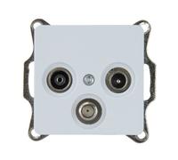 Unitec 42031L Prise pour antenne/satellite Blanc