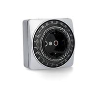 Unitec 44018 SILVER-LINE Minuterie quotidienne, analogique, pour Usage intérieur (Import Allemagne)