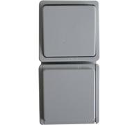 Unitec 45467l Combinaison a Aquarius FR/W Prise encastrée Vertical Gris