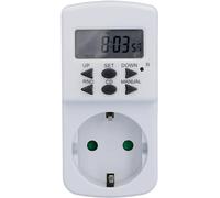 Unitec 46433 Minuterie hebdomadaire mini, Numérique, pour Usage intérieur (Import Allemagne), Blanc.