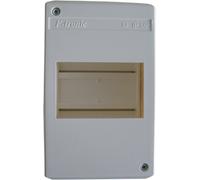 Unitec 47519 Petit distributeur, montage en saillie, IP 40, 1 x 4 modules Blanc