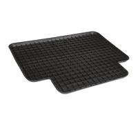 Unitec 74578 Tapis-bac Rectangulaire Noir
