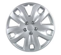 Unitec 74853 Enjoliveur Hockenheim, 4-, 16", 100% ABS, col. Argent, 4 pièces