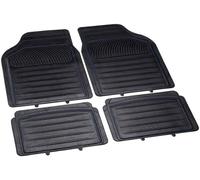 Unitec 74941 Ensemble de 4 Tapis de Sol pour Voiture en Caoutchouc (Bleu)