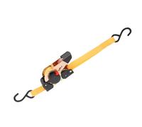 Unitec 75239 Sangle de Tension Premium avec Arrêt par Cliquet, Rembobinage Automatique, 3 m, Noir