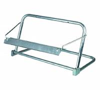 UNITEC 91825 Porte-Rouleau de Papier Toilette Mural en métal galvanisé Robuste pour Rouleaux de Papier jusqu'à 45 cm de Large avec matériel de Fixation