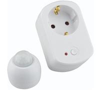 Unitec Adaptateur Prise Sans Fil Détecteur de Mouvement 15 m 100° 1 Prise