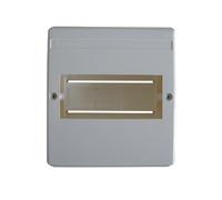 UNITEC Boîte de Distribution à 6 modules IP40 - Montage en saillie - Blanc