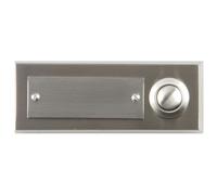 UniTEC Bouton pour sonnette, zinc moulé, 1 bouton