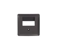 Unitec Cache UAE Monaco pour boîte de jonction UAE avec vis de fixation Anthracite 1 pièce