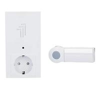 UNITEC Carillon sans Fil Plug-in | Sonnette de Porte | À Brancher dans la Prise | Variété de mélodies | Portée de 75 m | Prise Toujours utilisable