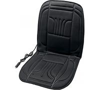 Unitec Chauffage de siège automobile Carbon Basic Tapis chauffant Coussin chauffant 2 niveaux de chauffage Housse de siège 12V