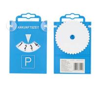 uniTEC Disque de stationnement avec ventouses, bleu