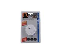 Unitec elektro unitec détecteur de fumée ce mini, signal: env. 85 db, blanc noir