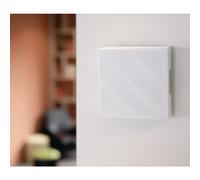 UNITEC Turino Tritone Gong Electronic 78-85 dB IP20 Fonctionne sur batterie et transformateur Blanc
