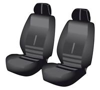 Unitec Housse de siège 6 pièces 84956 Polyester Noir siège conducteur, siège Passager