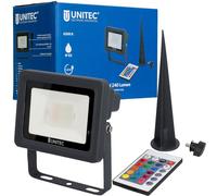 Lampe De Jardin LED Colorée, Projecteur À Piquet, Extérieur, IP65, Télécommande