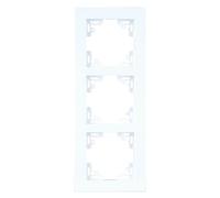 Unitec Melbourne 42559 Couvrant Cadre 3 Trous Série 702 Coque Blanc