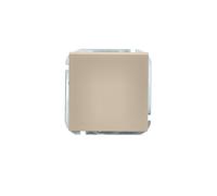 UNITEC Miami Interrupteur A/W IP20 10 A Montage encastré Beige sahara brillant 1 pièce