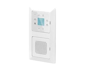 UNITEC Radio encastrée avec Fonction Tactile et Bluetooth, Blanche, Montage Vertical et Horizontal