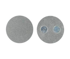 UNITEC Support magnétique pour détecteur de fumée Mini | 40 mm de diamètre | extrêmement Puissant | Autocollant
