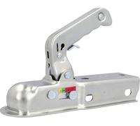 Unitec Tête d'attelage de remorque 10335 carrée argenté 60 mm