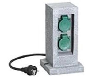 Unitec - unitec garten-steckdosenverteiler steinsäule, 2-fach 44243 Incolore G