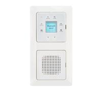 UNITEC Radio encastrée avec Fonction Tactile et Bluetooth, Blanche, Montage Vertical et Horizontal