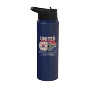 United Beyond Borders Corée du Sud Afrique du Sud Deux Nations Stainless Steel Insulated Water Bottle