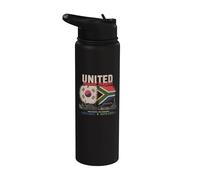 United Beyond Borders Corée du Sud Afrique du Sud Deux Nations Stainless Steel Insulated Water Bottle