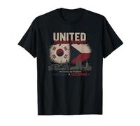 United Beyond Borders Corée du Sud République tchèque Deux Nations T-Shirt