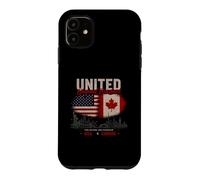 United Beyond Borders USA Canada Deux Nations Coque pour iPhone 11