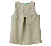 United Colors of Benetton Blouse 5bmldq06w Chemise, Vert Militaire 0W9, Medium Femme