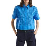 United Colors of Benetton Chemise Femme, Bleu, Medium