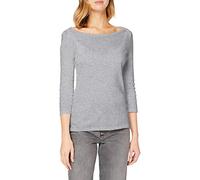 United Colors of Benetton Femme Maglia M/L T-shirt, Mélange Light Grey 501, M