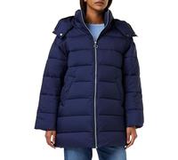United Colors of Benetton Femme Veste 2sywdn03b Doudoune longue, Bleu foncé 252, S