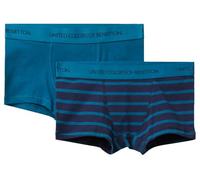 United Colors of Benetton Lot de 2 Boxers, Bleu, 120 cm