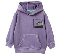 United Colors of Benetton Maglia C/CAPP. M/L 3witg2015 Sweatshirt à Capuche, Aubergine, 4 Ans Enfants et Adolescents